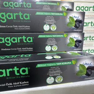 Agarta Aktif karbon Hindistan cevizli bitkisel diş macunu 100 ml