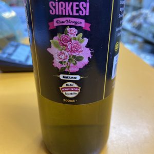 Gül sirkesi  cam şişe 500 ml